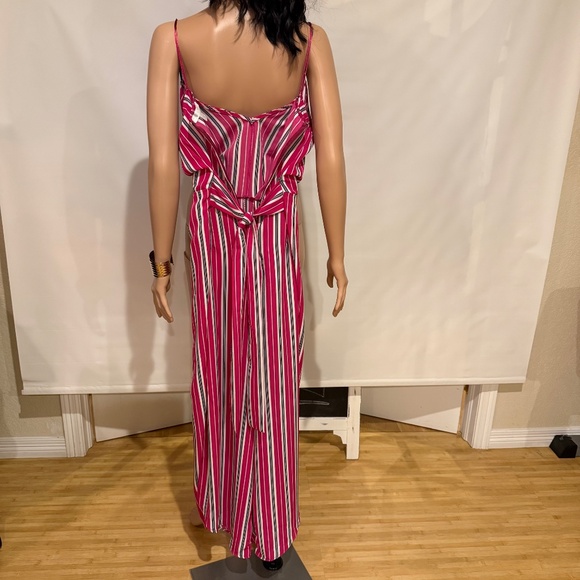 Nordstrom Small Jumpsuit - Magenta & Ivory Striped - Picture 2 of 9